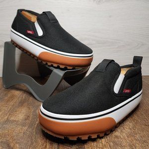 Vans Snow Lodge Slipper Mid Vansguard Size Mens 6 Slip-on Black